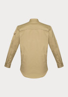 Syzmik ZW400 Mens Rugged Cooling Long Sleeve Shirt | Available Colours: Khaki, Black, Navy, Charcoal
