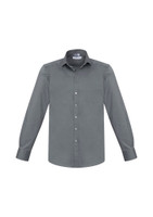 Biz Collection S770ML Mens Monaco Long Sleeve Shirt | Available Colours: Black, Electric Blue, Ink, Cyan, Teal, White, Cherry, Platinum