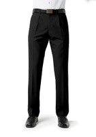 Biz Collection BS29110 Mens Classic Pleat Front Pant | Available Colours: Black, Charcoal, Navy