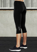 Biz Collection L513LT Ladies Flex 3/4 Leggings | Available Colours: Black