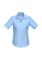 Biz Collection S312LS Ladies Preston Short Sleeve Shirt | Available Colours: White, Black, Blue