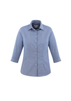 Biz Collection S910LT Ladies Jagger 3/4 Sleeve Shirt | Available Colours: Silver, French Blue