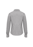 Biz Collection S121LL Ladies Berlin Long Sleeve Shirt | Available Colours: White, Blue Stripe, Black, Graphite Stripe