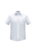 Biz Collection S812MS Mens Euro Short Sleeve Shirt | Available Colours: White, Blue, Black