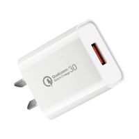 Promotional IT AR1368 Timms Fast USB Wall Charger QC3.0, 18 Watt | Available Colours: Black, White