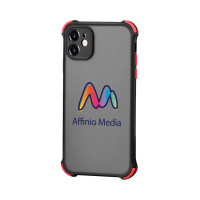 Promotional IT AR1503 Powell Rugged iPhone Case | Available Colours: Black/Red, Blue/Lime, Green/Orange, Grey/Red, Olive/Yellow, Orange/Grey, Red/Black, Teal/Red