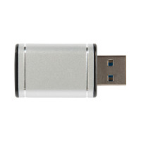 Promotional IT AR748 USB Data Blocker Metal 3.0 Fast Charge | Available Colours: Black, Blue, Red, Silver