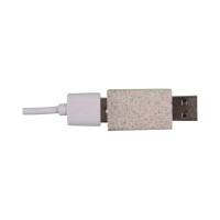 Promotional IT AR754 USB Data Blocker Eco Wheat Straw | Available Colours: Raw