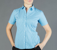 Gingham Womens Short Sleeve Shirt