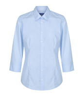 Gingham Womens 3/4 Sleeve Shirt