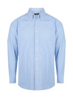 Men’s Miller Long Sleeve Gingham Check Shirt – Available in 5 colours W44 custom branded by Supply Crew