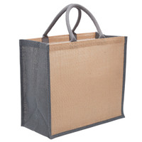 Eco Jute Tote with wide gusset