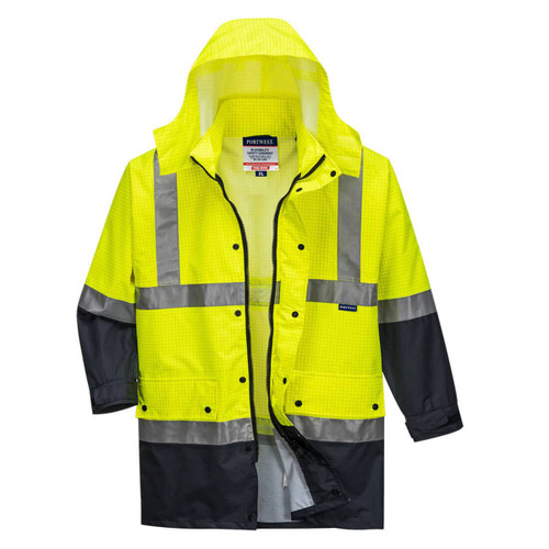 Portwest Workwear Hi-Vis Antistatic Jacket  D&N Available in 1 Colour