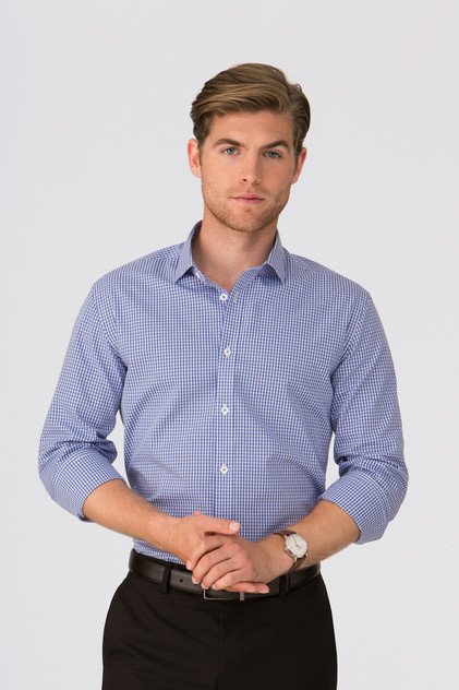 SO EZY CHECK 4263 Black so ezy check shirt for corporate