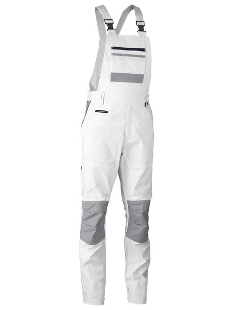 Bisley Workwear White Painters Contrast Bib & Brace Overall