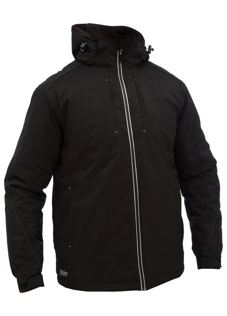 Bisley Workwear Black Heated Jacket with Hood