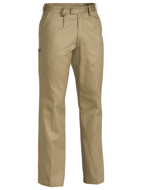 Bisley Workwear Khaki Original Cotton Drill Work Pants