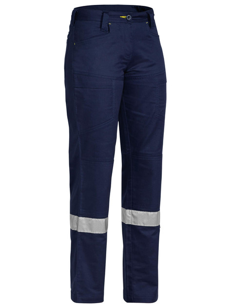 Bisley Workwear Navy Women's X Airflow Taped Ripstop Vented Work Pant