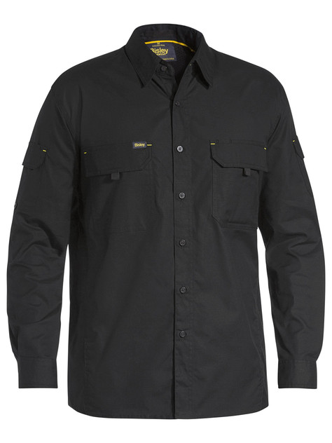 Bisley Workwear Black X Airflow Ripstop Shirt