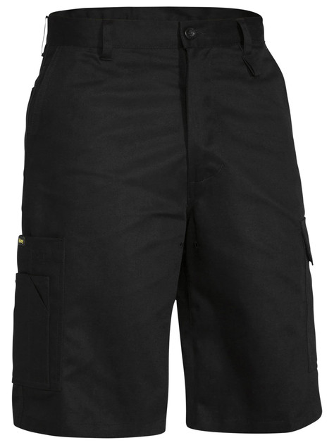 Bisley Workwear Black Cool Lightweight Utility Short