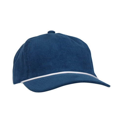 Ahead Chaser Corduroy Cap - Marine/Ivory - View 1