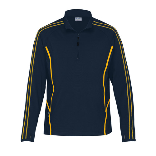 Dri Gear ODGRFZ Reflex Zip Pullover | Available Colours: Navy/Gold
