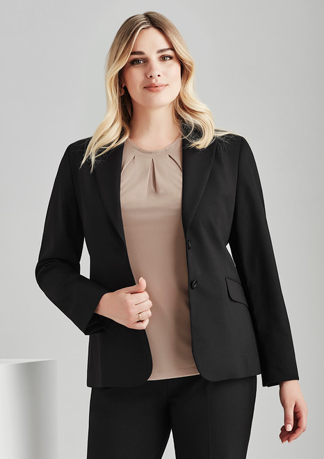 Biz Corporates 64012 Womens Longline Jacket | Available Colours: Navy, Black, Charcoal
