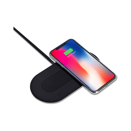 Promotional IT AR968 Power Slim Double Fast Wireless Charger | Available Colours: Black, White