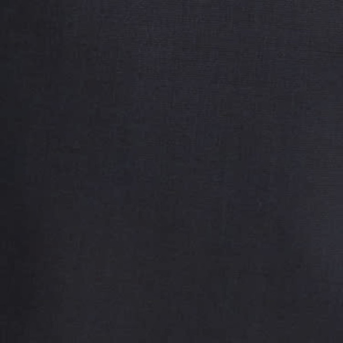 A plain black fabric with a smooth texture, suitable for various bottoms. It has a subtle sheen and soft finish.