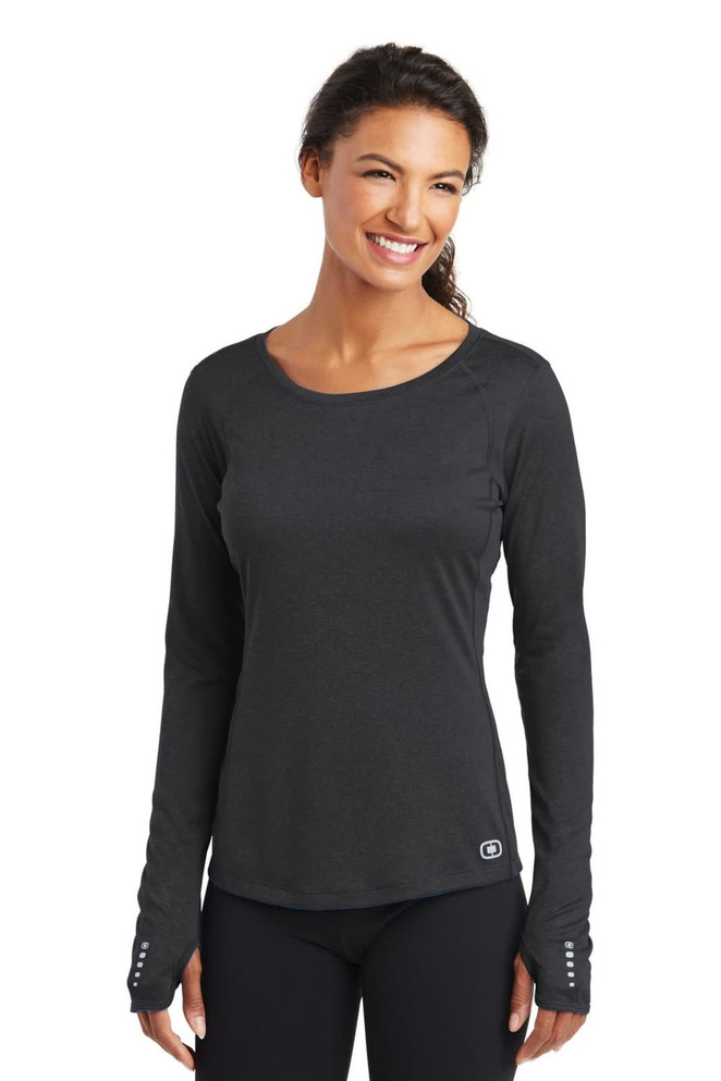 OGIO ENDURANCE Ladies Long Sleeve Pulse Crew