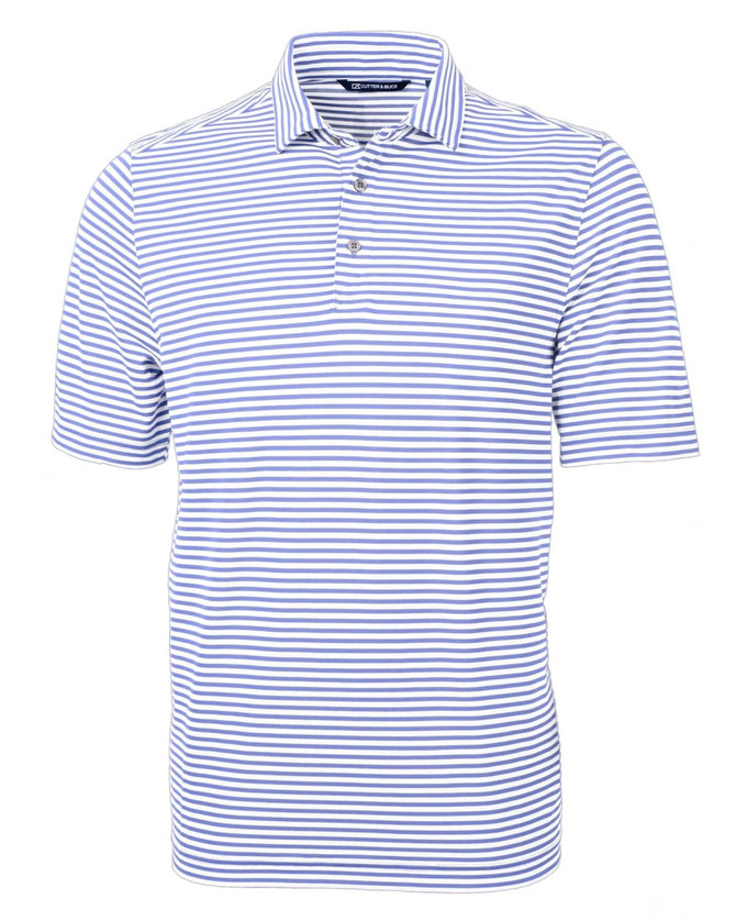 Cutter & Buck Men's Virtue Eco Pique Stripe Polo Available in 8 Colours