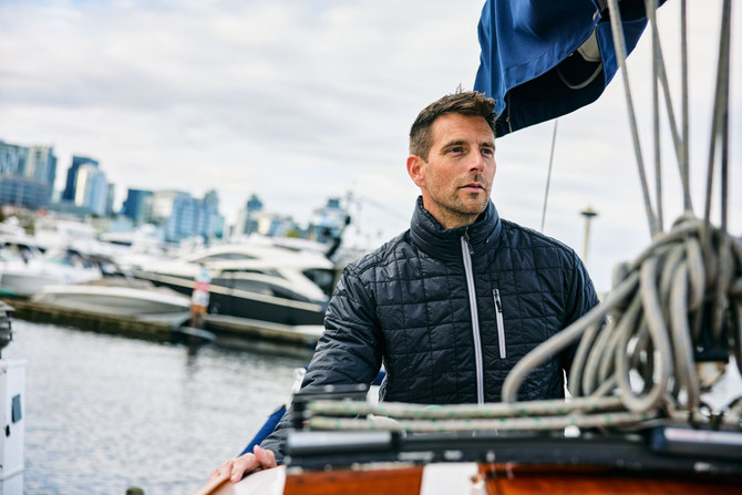 Cutter & Buck Rainier PrimaLoft® Mens Eco Insulated Full Zip Puffer Jacket available in 8 Colours