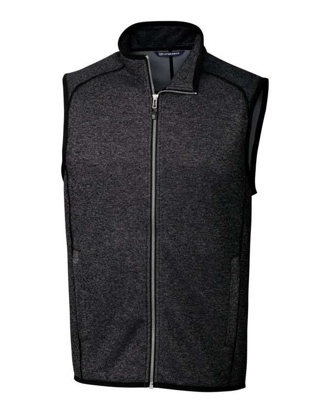 A men's sleeveless vest in a dark grey colour with a zippered front and stylish design, featuring a logo. A men's sleeveless vest in a dark grey colour with a zippered front and stylish design, featuring a logo.