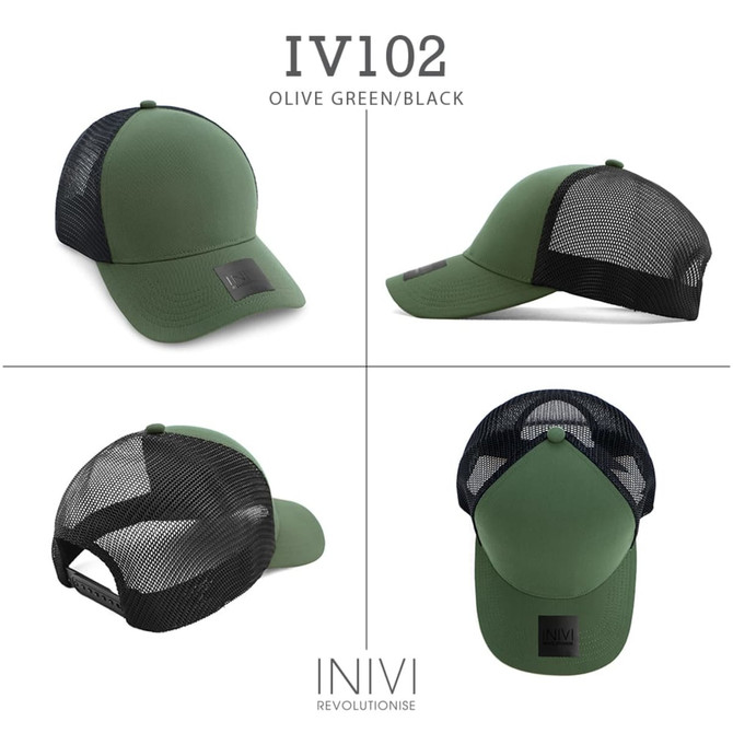 INIVI SEAMLESS 2 PANEL POLYESTER/MESH - SNAPBACK