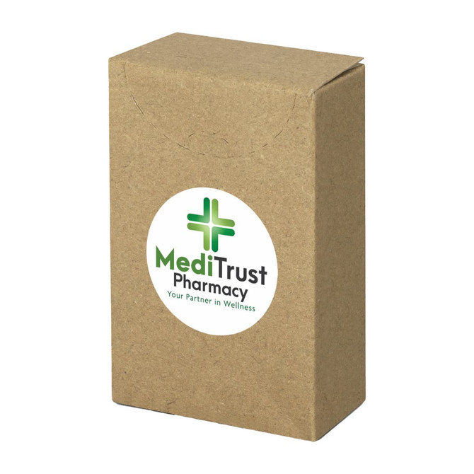 A brown rectangular box containing Bamboo Tissues, featuring a logo on the front.