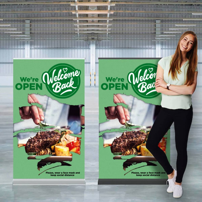 Luxury Pull Up Banner (SC Approved)