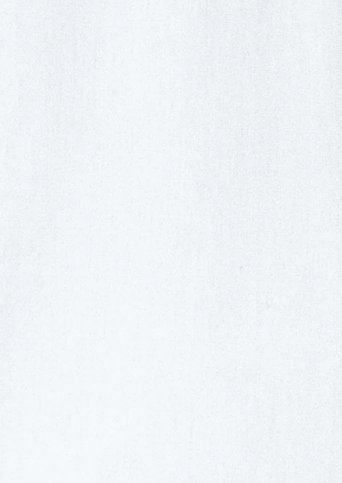 A white long sleeve button-up women's shirt with a smooth fabric texture and branding logo.