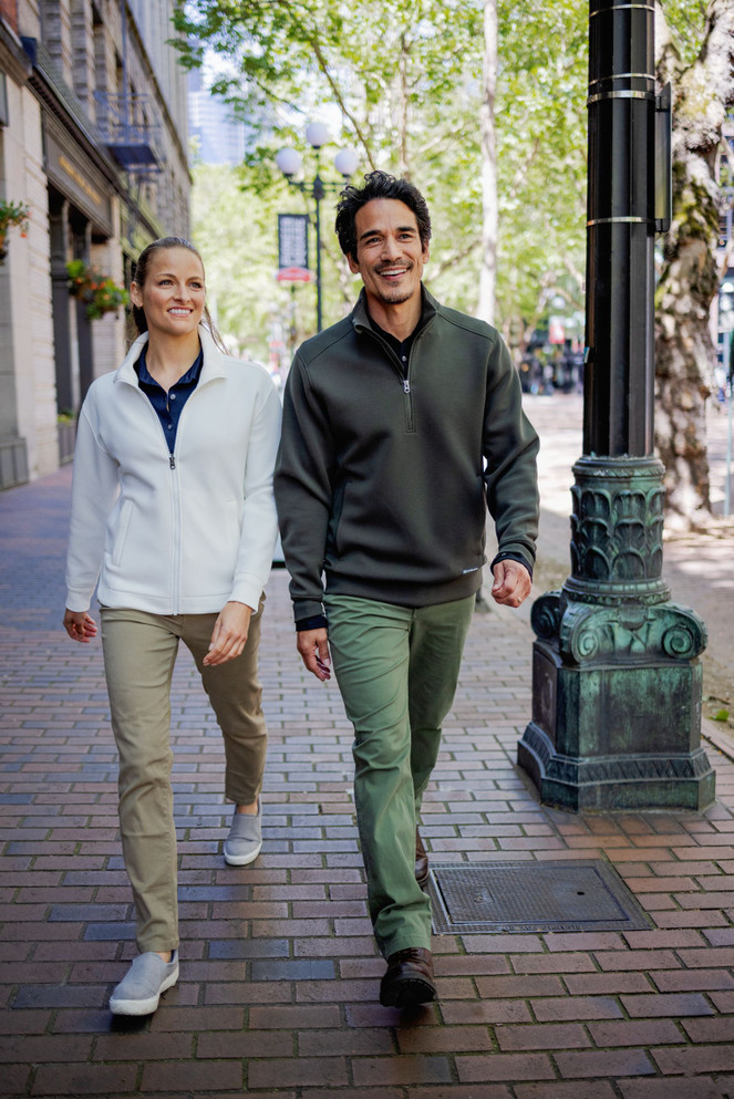Cutter & Buck Men’s Roam Eco Quarter Zip Jacket Available in 4 Colours