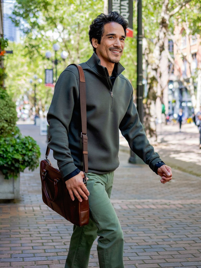 Quarter Zip Mens Pullover