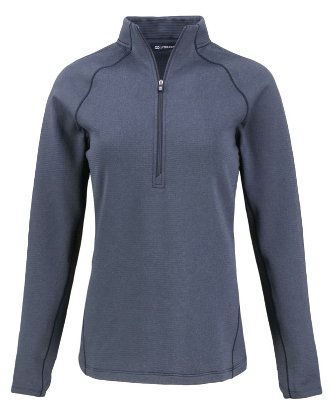 A dark grey half-zip jumper featuring long sleeves and a subtle logo. Ideal for casual or sporty wear. A dark grey half-zip jumper featuring long sleeves and a subtle logo. Ideal for casual or sporty wear.