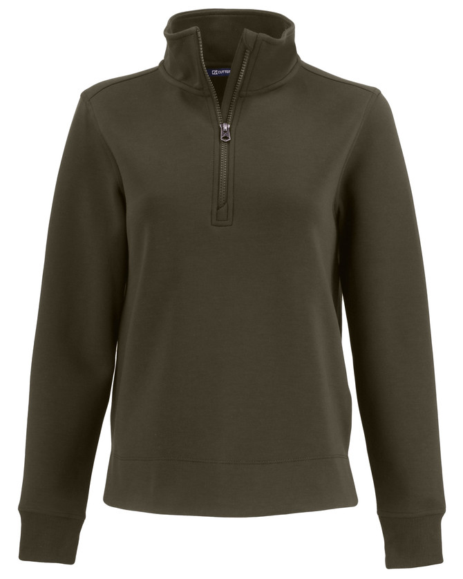 Cutter & Buck Ladies Roam Epic Versatility Recycled Quarter Zip Pullover Available in 6 Colours