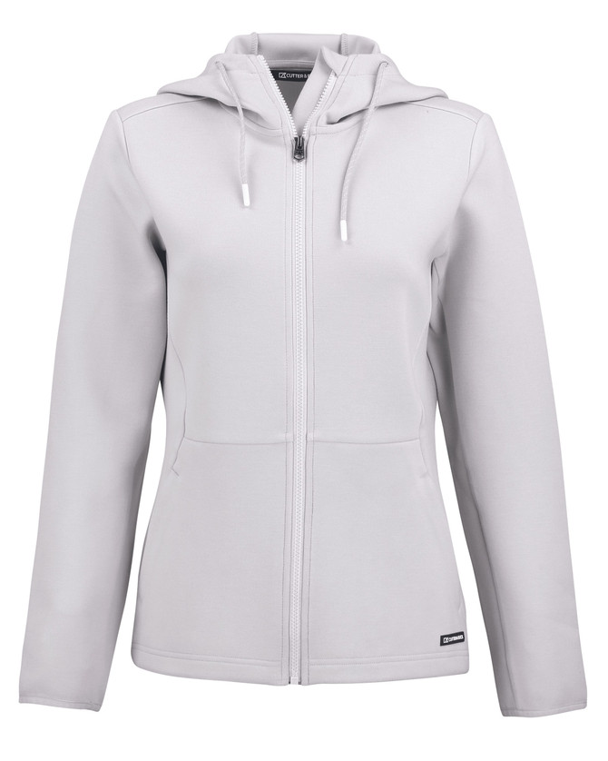Cutter & Buck Ladies Roam Epic Comfort Recycled Full Zip Hooded Jacket Available in 6 Colours