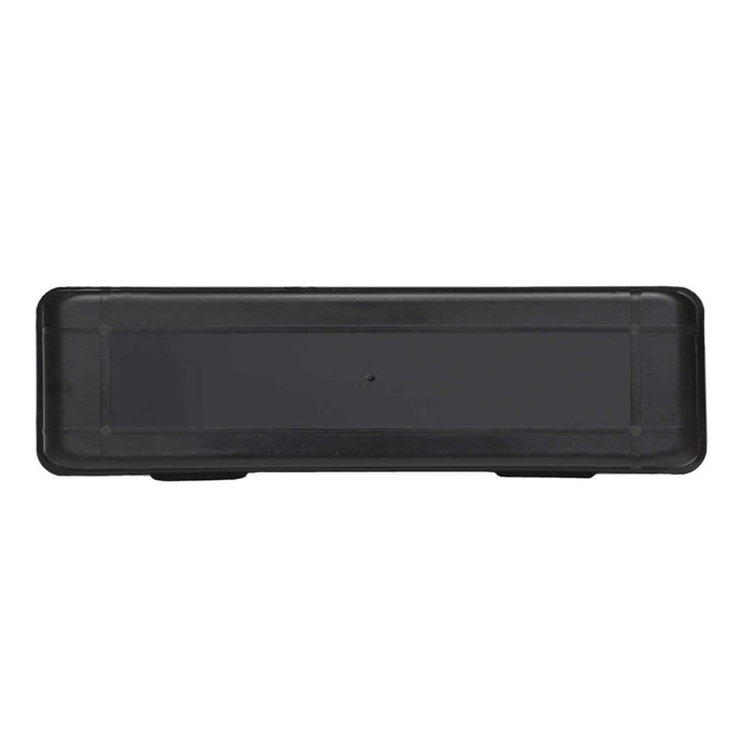 A black FlexLight Torch featuring a sleek rectangular design, with a smooth, glossy surface and rounded edges.