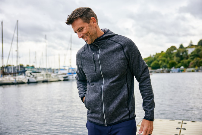 Cutter & Buck Mainsail Full Zip Hooded Mens Jacket Available in 7 Colours