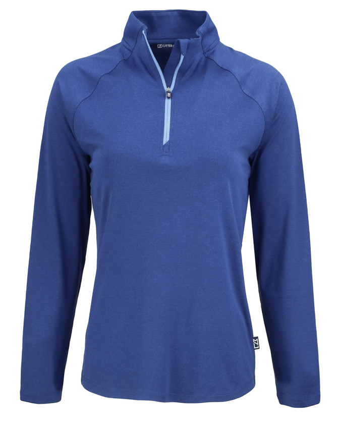 Cutter & Buck Coastline Epic Comfort Recycled Womens Quarter Zip  Available in 13 Colours Cutter & Buck Coastline Epic Comfort Recycled Womens Quarter Zip  Available in 13 Colours