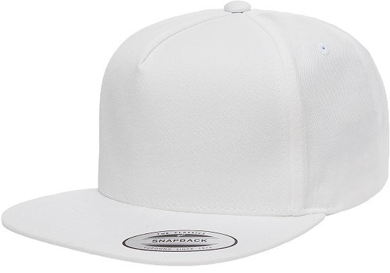 Flexfit YP Classics 5-panel Cotton Twill Snapback Cap 6007 - Available in 4 Colours
