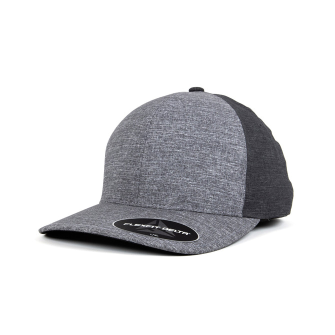 Flexfit 2-tone Delta Carbon Cap 180T - Melange Blue/Charcoal