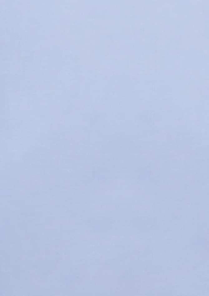 A light blue long sleeve button-up shirt with a classic fit, featuring a logo on the chest.