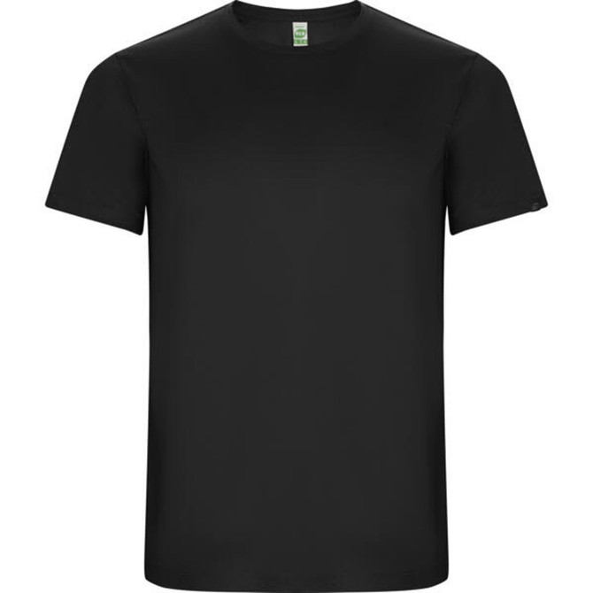 A black Imola T-Shirt with a crew neck and short sleeves, featuring a small logo on the side.
