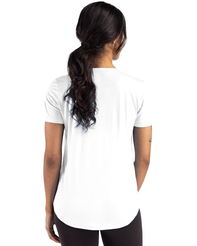 Cutter & Buck Coastline Eco Epic Comfort Recycled Womens Short Sleeve Tee Available in 7 Colours